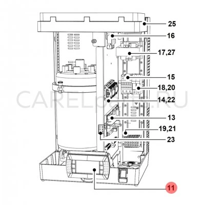 HCT1EWW000 Терминал CAREL для UE Wellness