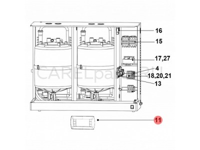 HCT1EXF000 Пользовательский интерфейс CAREL для UE X-plus HCT1EXF000 Пользовательский интерфейс CAREL для UE X-plus