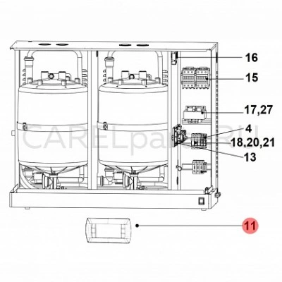 HCT1EXF000 Пользовательский интерфейс CAREL для UE X-plus HCT1EXF000 Пользовательский интерфейс CAREL для UE X-plus