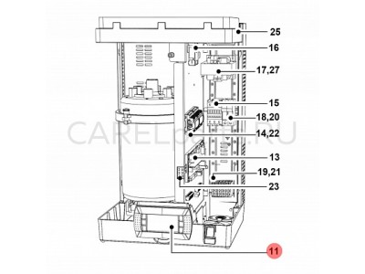 HCT1EXW000 Пользовательский интерфейс CAREL для UE X-plus HCT1EXW000 Пользовательский интерфейс CAREL для UE X-plus