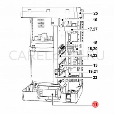 HCT1EXW000 Пользовательский интерфейс CAREL для UE X-plus HCT1EXW000 Пользовательский интерфейс CAREL для UE X-plus
