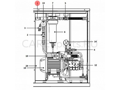 HSCONDUT00 Датчик электропроводности воды CAREL