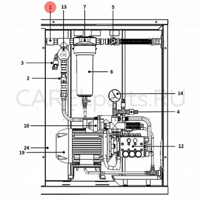 HSCONDUT00 Датчик электропроводности воды CAREL HSCONDUT00 Датчик электропроводности воды CAREL