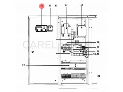 PGD1000FW0 Дисплей CAREL PGD1