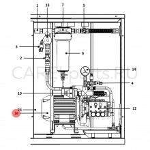 UAKM220F50 Комплект электродвигателей CAREL