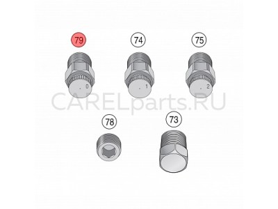 UAKMTP0000 Форсунки 1.45 л/ч CAREL UAKMTP0000 Форсунки 1.45 л/ч CAREL
