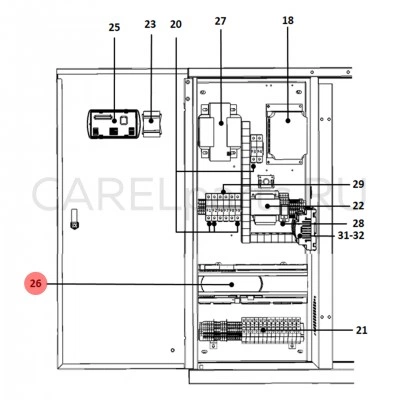 UAKPCO5H00 Блок управления CAREL