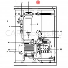 UAKRID1000 Редуктор давления CAREL 2 бар, 3/4 