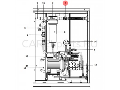 UAKRID1000 Редуктор давления CAREL 2 бар, 3/4 