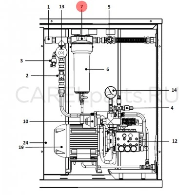 UAKVESS090 Корпус CAREL 9 UAKVESS090 Корпус CAREL 9