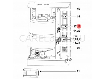 UEKFUSE400 Предохранитель CAREL UEKFUSE400 Предохранитель CAREL