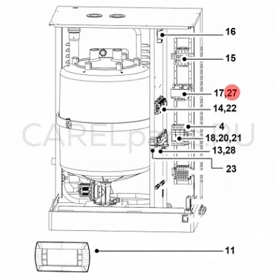 UEKFUSE400 Предохранитель CAREL UEKFUSE400 Предохранитель CAREL
