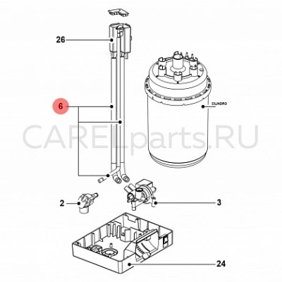 UEKT10000M Комплект присоединительных шлангов CAREL UEKT10000M Комплект присоединительных шлангов CAREL