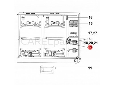 UEX90L0010 Блок управления CAREL (См Аналоги. Программируется по запросу из арт. UEX0B00010) UEX90L0010 Блок управления CAREL (См Аналоги. Программируется по запросу из арт. UEX0B00010)