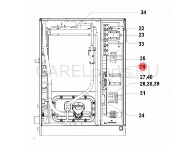 URH00000T3 Блок управления CAREL c.pHC для UR*3 titanium - конфигурируемый URH00000T3 Блок управления CAREL c.pHC для UR*3 titanium - конфигурируемый