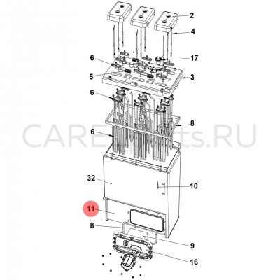 URKB400020 Цилиндр стальной CAREL для UR 20-40 кг/ч