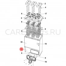 URKB600020 Цилиндр стальной CAREL для UR 53-80 кг/ч