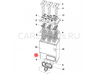 URKB600020 Цилиндр стальной CAREL для UR 53-80 кг/ч URKB600020 Цилиндр стальной CAREL для UR 53-80 кг/ч