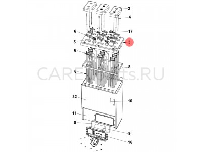 URKCOP3020 Крышка цилиндра CAREL URKCOP3020 Крышка цилиндра CAREL