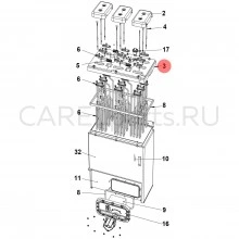 URKCOP8020 Крышка цилиндра CAREL