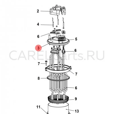 URKCOPC02S Крышка цилиндра CAREL URKCOPC02S Крышка цилиндра CAREL