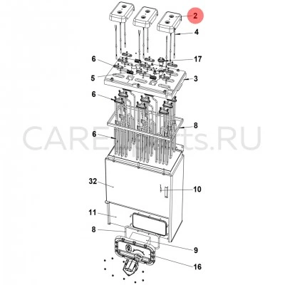 URKCR10020 Защитная крышка контактов питания CAREL URKCR10020 Защитная крышка контактов питания CAREL