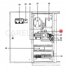 URKFH10000 Держатель предохранителей для увлажнителя Carel