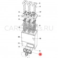 URKFLAN020 Крышка передняя с уплотнением CAREL