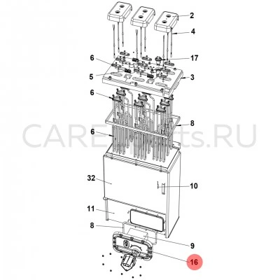 URKFLAN020 Крышка передняя с уплотнением CAREL URKFLAN020 Крышка передняя с уплотнением CAREL