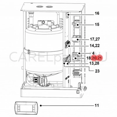 URKFUSE300 Предохранитель CAREL URKFUSE300 Предохранитель CAREL