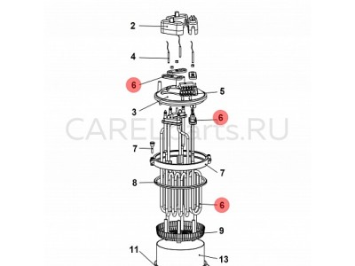 URKH03T501 Нагревательный элемент (ТЭН) CAREL титановый URKH03T501 Нагревательный элемент (ТЭН) CAREL титановый