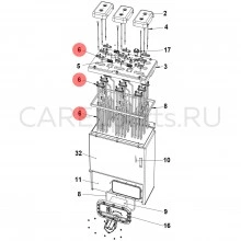 URKH03T506 Нагревательный элемент (ТЭН) CAREL титановый