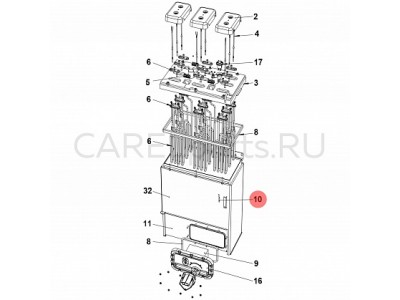 URKNTC0000 Датчик температуры CAREL NTC для UR 2-80 кг/ч