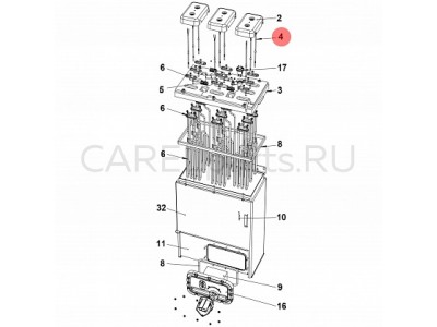 URKPTCL020 Датчик CAREL PTC для UR 20-80 кг/ч URKPTCL020 Датчик CAREL PTC для UR 20-80 кг/ч