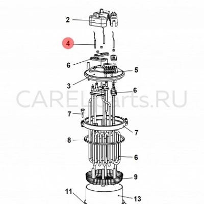 URKPTCS020 Датчик CAREL PTC для UR 2-13 кг/ч URKPTCS020 Датчик CAREL PTC для UR 2-13 кг/ч