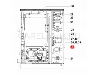 URKREL2400 Реле насоса CAREL URKREL2400 Реле насоса CAREL