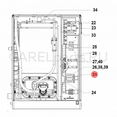 URKREL2400 Реле насоса CAREL URKREL2400 Реле насоса CAREL