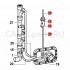 URKSL00004 Датчик уровня воды CAREL для UR 2-80 кг/ч