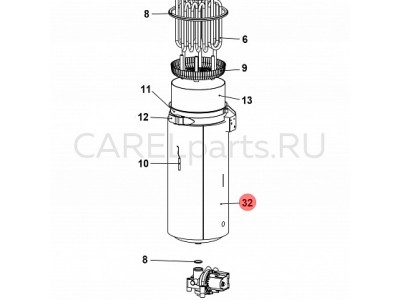 URKTI10000 Теплоизоляция цилиндра CAREL URKTI10000 Теплоизоляция цилиндра CAREL