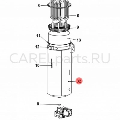URKTI10000 Теплоизоляция цилиндра CAREL URKTI10000 Теплоизоляция цилиндра CAREL